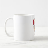 Mug Panda Rouge Noël Neige Animaux d'hiver Pandas (Gauche)