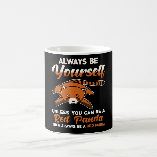 Mug Panda rouge Ours Cute Animaux (Centre)