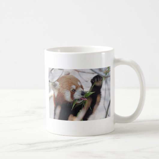 Mug panda rouge poster de animal mignon (Droite)