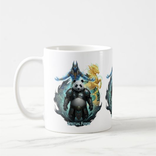 Mug Panda Samouraï - Fusion Spirituelle (Gauche)