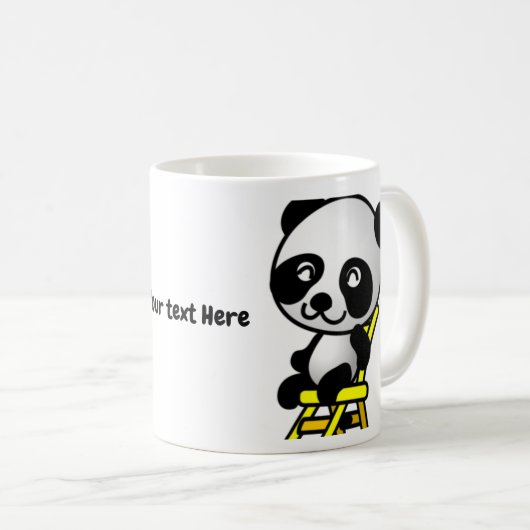 Mug Panda souriant (Devant droit)