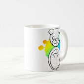 Mug panda splatz. (Devant droit)