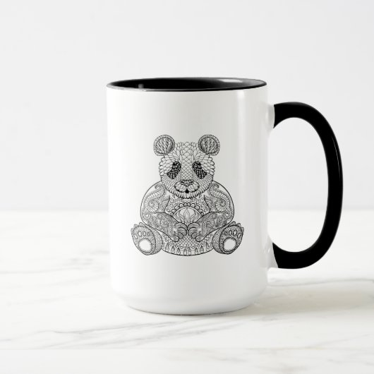 Mug Panda tribal inspiré (Droite)