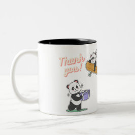 Mug Panda Tweekleurige Koffiemok