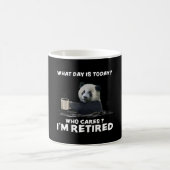 Mug Panda With Coffee What Day Is Today Who Cares (Centre)