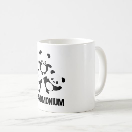Mug Pandamonium TShirt Funny Panda Bear Pun Tee (Devant droit)