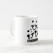 Mug Pandamonium TShirt Funny Panda Bear Pun Tee (Devant gauche)