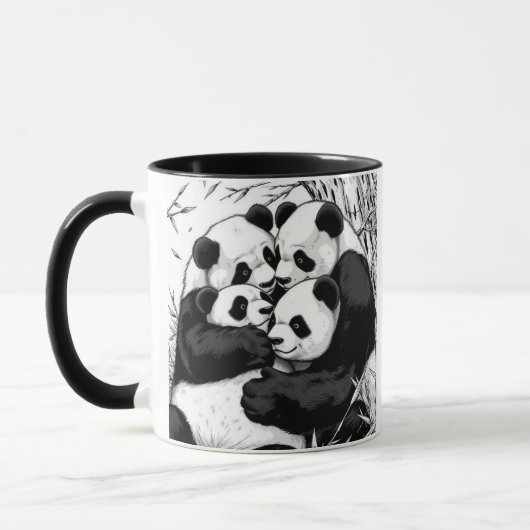 MUG PANDAS DE TRAVERS (Gauche)