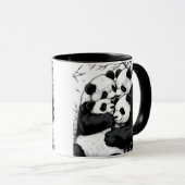 MUG PANDAS DE TRAVERS (Devant droit)