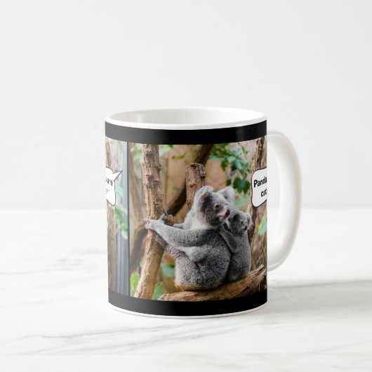 Mug Pandas ou Koalas - Qui sont plus mignons ? (Devant droit)
