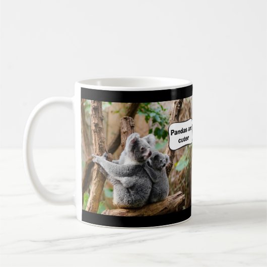 Mug Pandas ou Koalas - Qui sont plus mignons ? (Gauche)