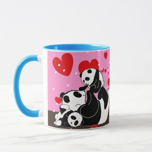 Mug pandas "ours de panda" "bébé de panda bear" "kawai (Gauche)