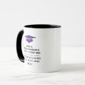 Mug Pandémie personnalisée - Classe supérieure de 2021 (Devant gauche)