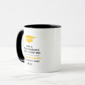 Mug Pandémie personnalisée - Classe supérieure de 2021 (Devant gauche)