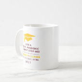 Mug Pandémie personnalisée - Classe supérieure de 2021 (Devant gauche)