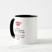 Mug Pandémie personnalisée - Classe supérieure de 2021 (Devant gauche)
