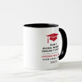 Mug Pandémie personnalisée - Classe supérieure de 2021 (Devant droit)