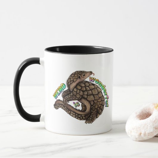 Mug Pangolin Drôle est Merveilleux (Avec donut)