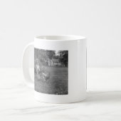 Mug Panier à coq adorable des années 1880 dans le jard (Devant gauche)