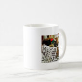 Mug Panier à coudre avec fil et dentelle (Devant droit)