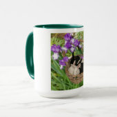 Mug Panier adorable de bébés lapins (Devant gauche)