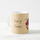 Mug Panier Bol de Cerises (Devant gauche)