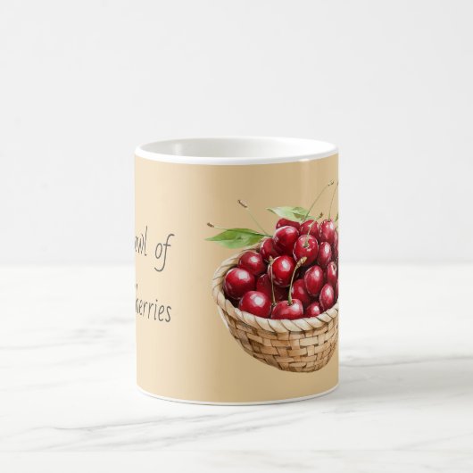 Mug Panier Bol de Cerises (Centre)