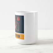 Mug Panier de basket à trois points horloge à zéro (Centre)