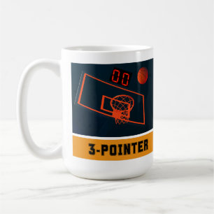 Mug Panier de basket à trois points horloge à zéro