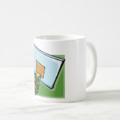 Mug Panier De Basketball Sports Backboard Et Net (Devant droit)