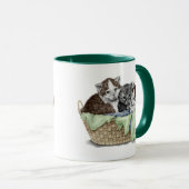 Mug Panier de chatons (Devant droit)