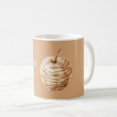 Mug Panier de crème aux pommes (Devant droit)