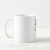 Mug Panier de fleurs de raton laveur mignon (Gauche)