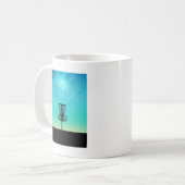 Mug Panier de golf de disque (Devant gauche)