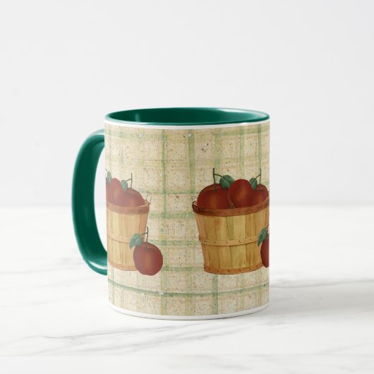 Mug Panier de pomme (Devant gauche)