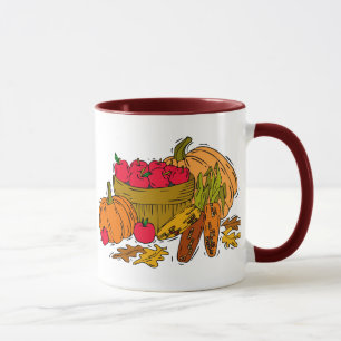 Mug Panier de récolte d'automne