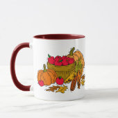 Mug Panier de récolte d'automne (Gauche)