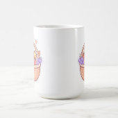 Mug panier de récolte de pixels Kawaii (Centre)