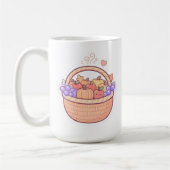 Mug panier de récolte de pixels Kawaii (Gauche)