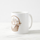 Mug Panier d'Halloween de Fantômes (Devant droit)