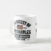 Mug Panier officiel de membre de Deplorables (Devant gauche)