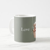 Mug Panier Ours en Peluche Grenades (Devant gauche)
