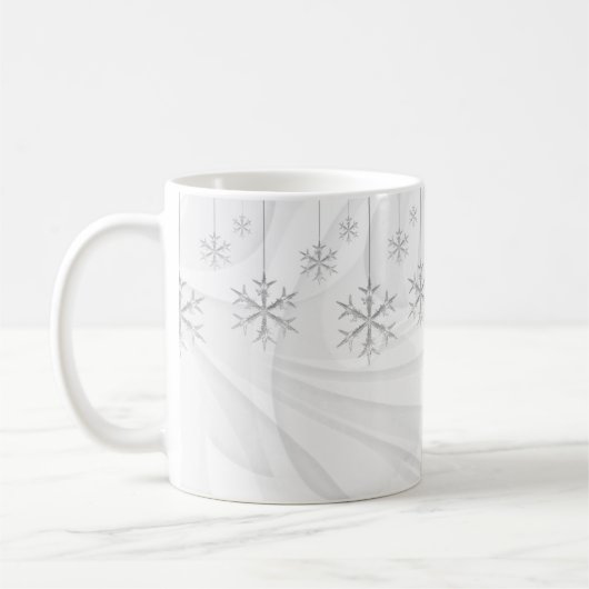 Mug Paniers de neige (blanc) (Gauche)