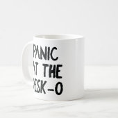 Mug "Panique sur le bureau O" 🖥️ de la boue 😱 (Devant gauche)