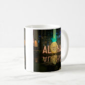 Mug Panneau Aloha #1 Musique (Devant droit)
