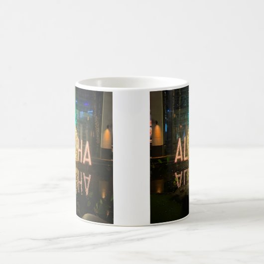 Mug Panneau Aloha #1 Musique (Centre)