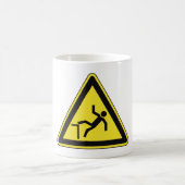 Mug Panneau Attention à Votre Marche Risque de Chute (Centre)
