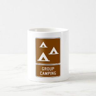 Mug Panneau Camping de groupe