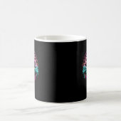 Mug Panneau cardiaque Mains de squelette - Squelette É (Centre)