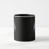 Mug Panneau cardiaque Mains de squelette - Squelette É (Centre)